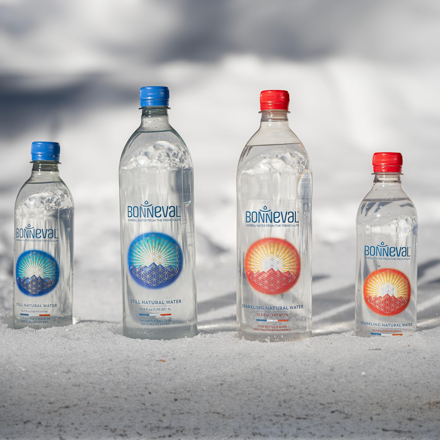 BONNEVAL Natural Spring Water. Mineral water from the French Alps. Recycled water bottles 24 pack, 16.9 FL OZ9