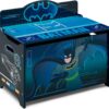 Batman Deluxe Toy Box by Delta Children Greenguard Gold Certified, Black/Blue