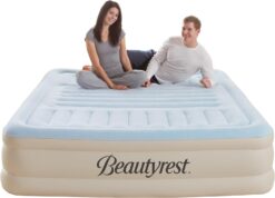 Beautyrest Silver Supreme Air Bed Mattress with Built-in Pump and Lumbar Support, 80