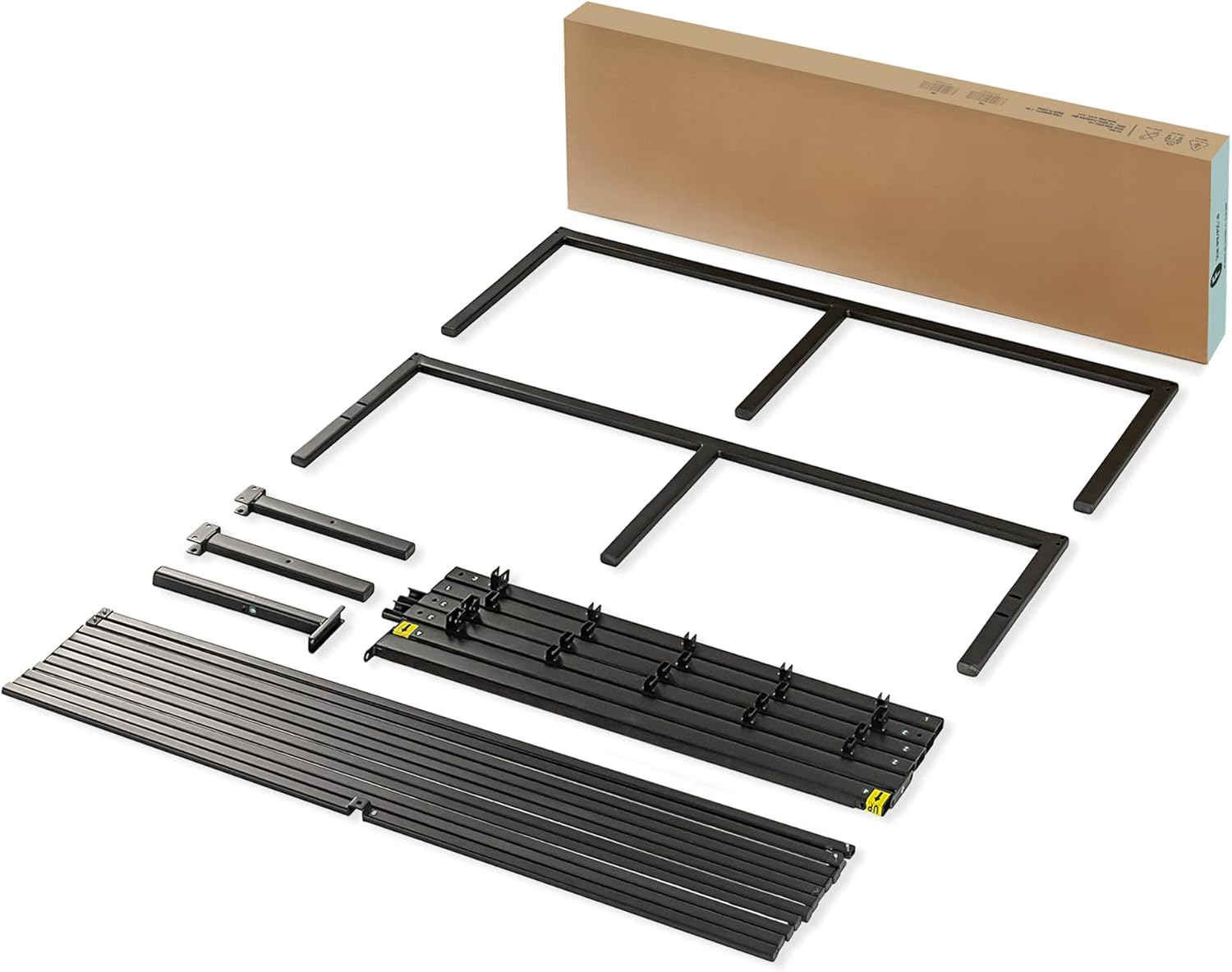 Best Price Mattress Full 18 Inch Black Metal Platform Bed Frame9