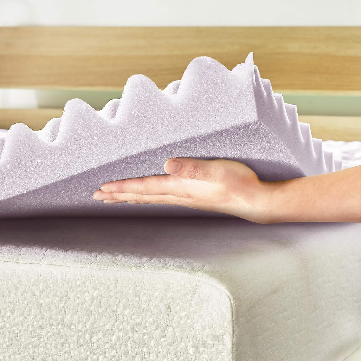 Best Price Mattress Full Mattress Topper - 3 Inch 5-Zone Memory Foam Bed Topper with Lavender Infused Cooling Mattress Pad, Full Size5