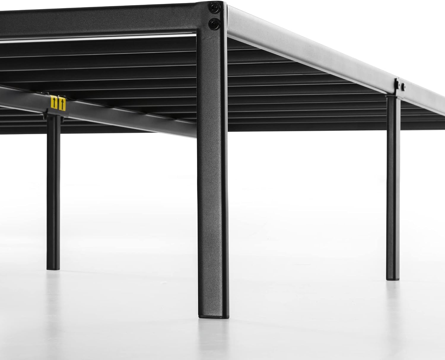 Best Price Mattress Twin XL 14 Inch Black Metal Platform Bed Frame9