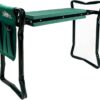 Burpee 92314 Garden Kneeler with Cushion Seat Easy to Store-Portable Outdoor Bench Foldable and Light Weight, Green