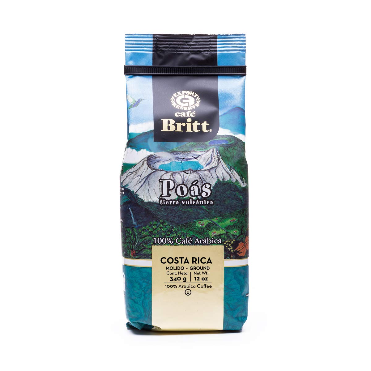 Café Britt® - Costa Rican Origins Coffee Bundle (12 oz.) (3-Pack) (Coffee From Tarrazú, Tres Ríos & Poás) - Ground, Arabica Coffee, Kosher, Gluten Free, Gourmet & Medium Light & Dark Roast1