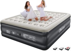 Cal King Air Mattress with Built in Pump for Guest, 18