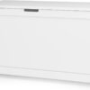 Child Craft Harmony 33” Wood Storage Box, Large Storage Chest, Plenty of Storage, 2 Safety Hinges, Standard Ventilation Hole on Back, 6 Cubic Feet of Storage (Matte White)