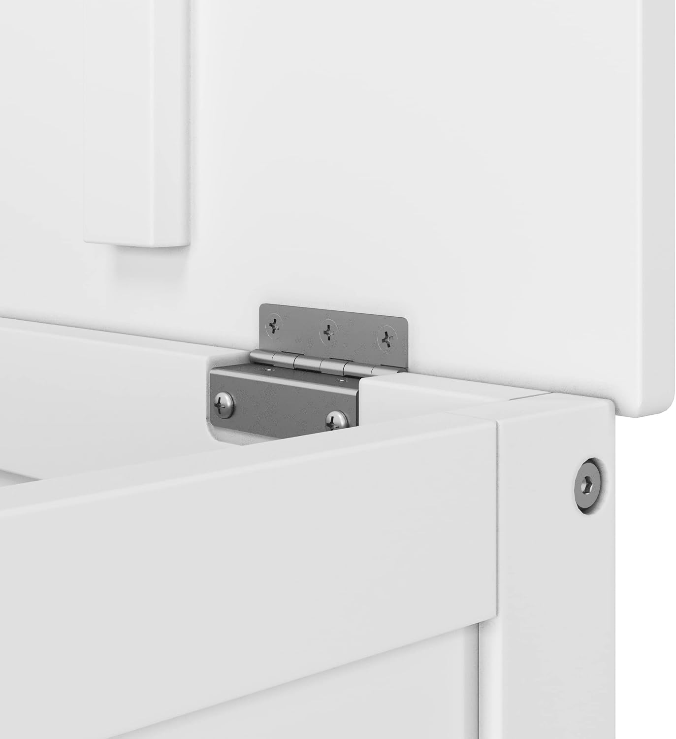 Child Craft Harmony 33” Wood Storage Box, Large Storage Chest, Plenty of Storage, 2 Safety Hinges, Standard Ventilation Hole on Back, 6 Cubic Feet of Storage (Matte White)9