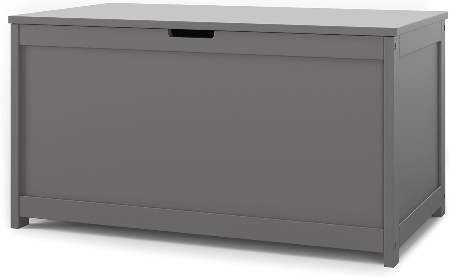 Child Craft Harmony 33” Wood Toy Box, Large Storage Chest, Plenty of Storage, 2 Safety Hinges, Standard Ventilation Hole on Back, 6 Cubic Feet of Storage (Cool Gray) Child Craft Harmony 33” Wood Toy Box, Large Storage Chest, Plenty of Storage, 2 Safety Hinges, Standard Ventilation Hole on Back, 6 Cubic Feet of Storage (Cool Gray)
