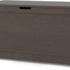 Child Craft Harmony 33” Wood Toy Box, Large Storage Chest, Plenty of Storage, 2 Safety Hinges, Standard Ventilation Hole on Back, 6 Cubic Feet of Storage (Dapper Gray)