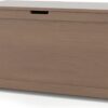 Child Craft Harmony 33” Wood Toy Box, Large Storage Chest, Plenty of Storage, 2 Safety Hinges, Standard Ventilation Hole on Back, 6 Cubic Feet of Storage (Dusty Heather)