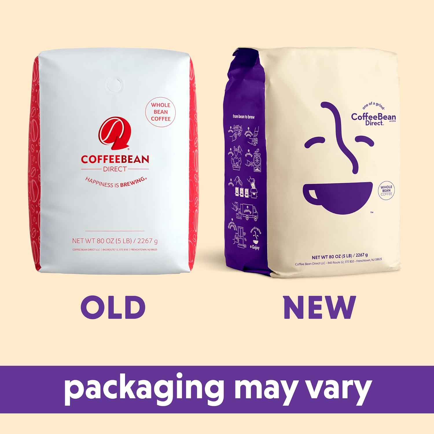 Coffee Bean Direct Breakfast Blend, Whole Bean Coffee, 5-Pound Bag2