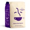 Coffee Bean Direct Medium Roast Espresso, Whole Bean Coffee, 5-Pound Bag
