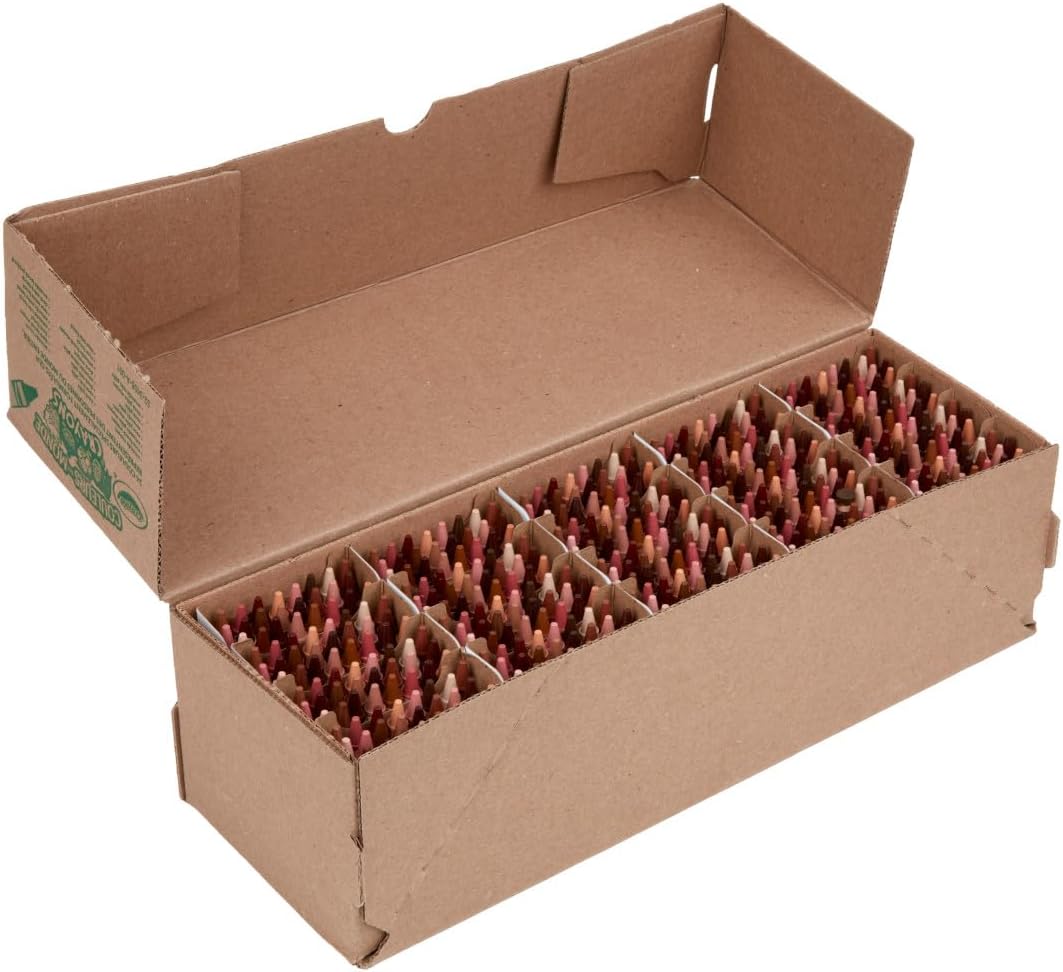 Crayola Colors of The World (480 Count), Skin Tone Crayons Bulk, Classroom Supplies, Styles Vary1