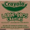 Crayola Crayon Classpack - 400ct (8 Colors), Large Crayons for Kids, Bulk Classroom Supplies for Teachers, Back to School, 3+