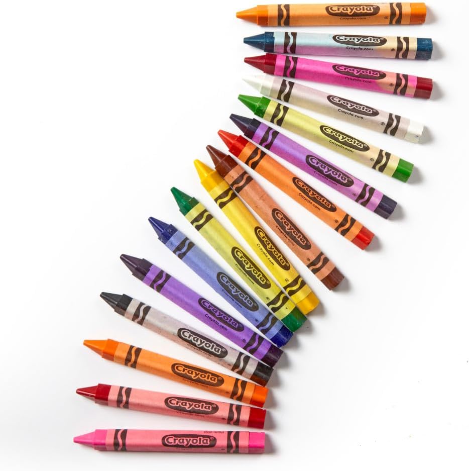 Crayola Triangular Crayon Classpack, Toddler Crayons, 16 Assorted Colors, 256 Count, Bulk6