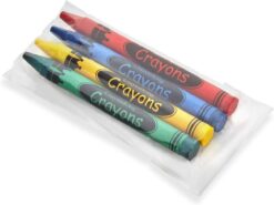 CrayonKing 500 Sets of 4-Pack in Cello (2,000 total bulk crayons) Restaurants, Party Favors, Birthdays, School Teachers & Kids Coloring Non-Toxic Crayons