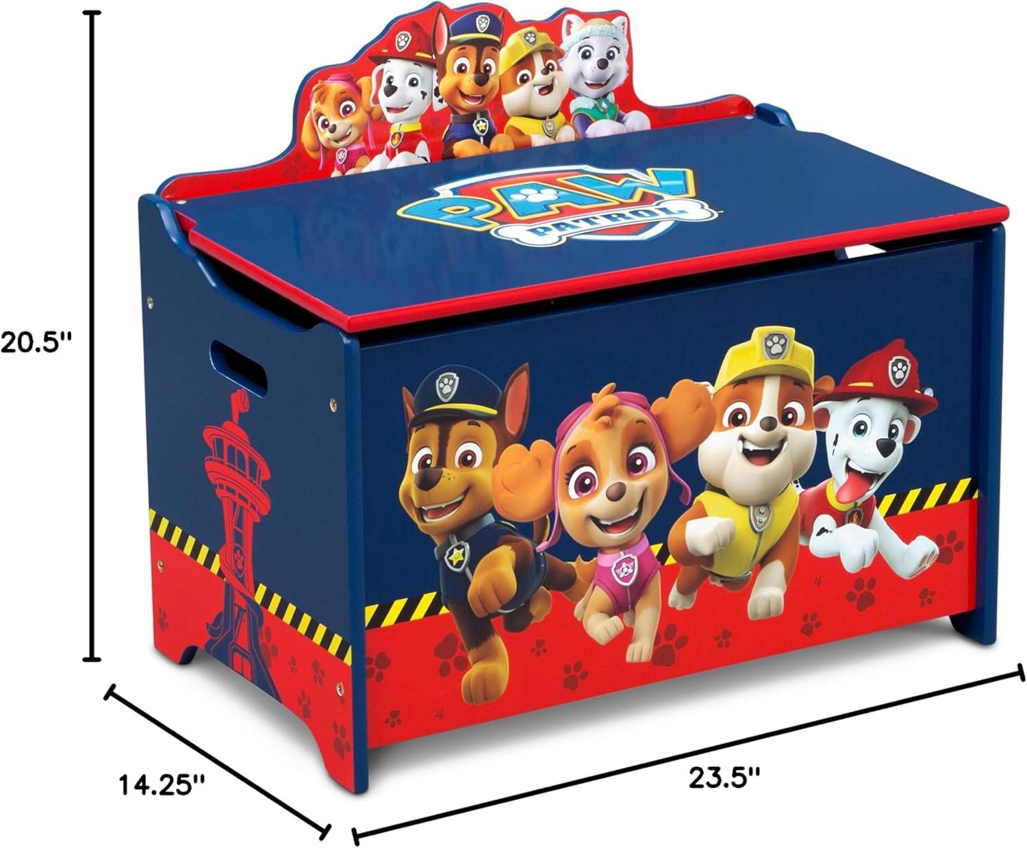 Delta Children Deluxe Toy Box, PAW Patrol0