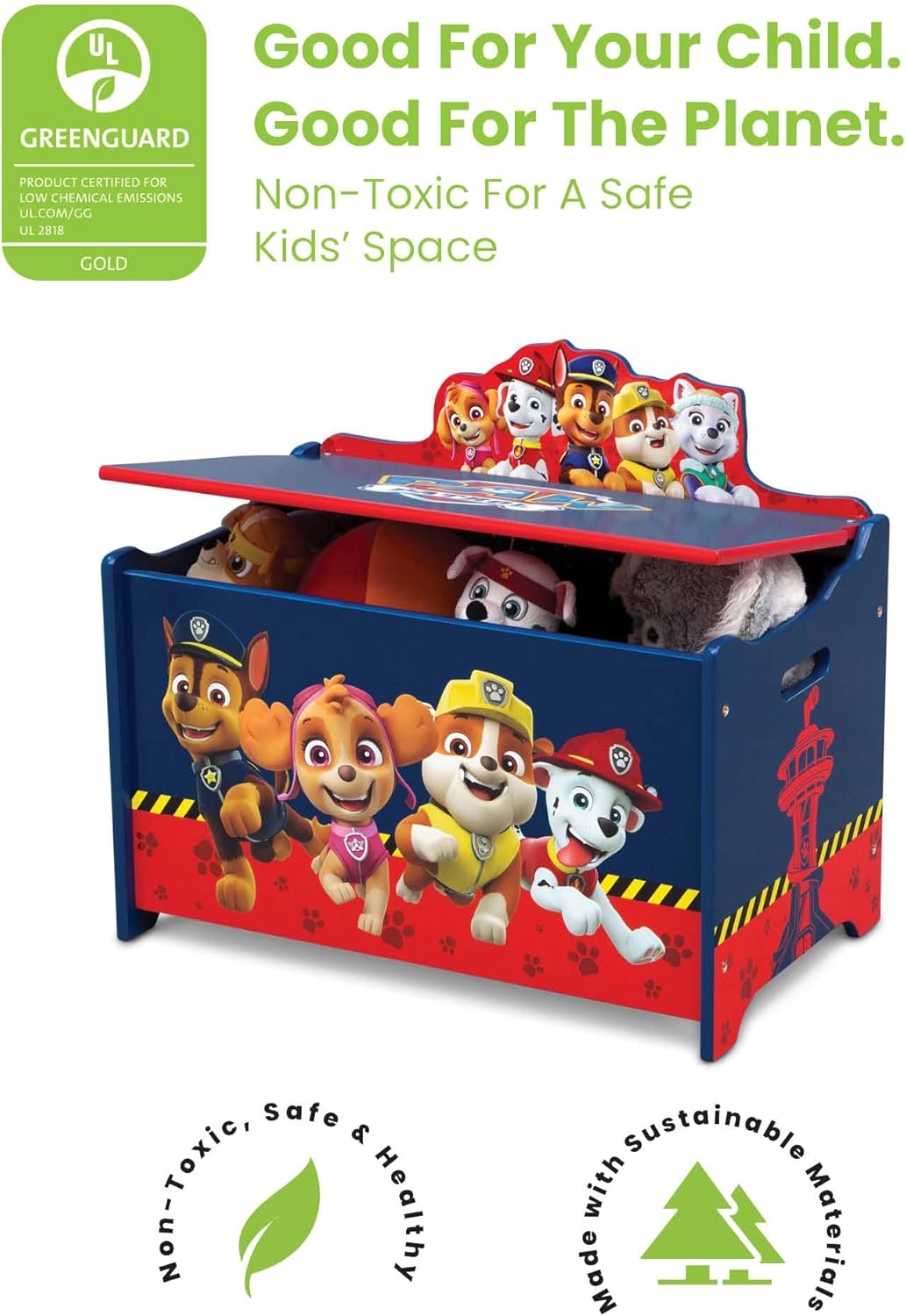 Delta Children Deluxe Toy Box, PAW Patrol2