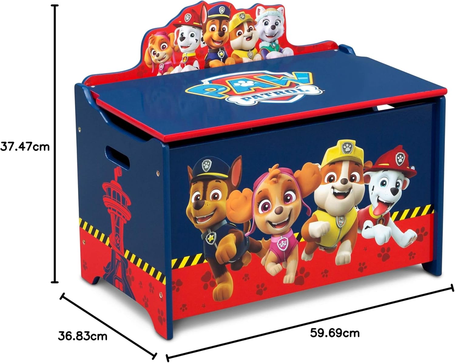 Delta Children Deluxe Toy Box, PAW Patrol9