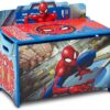 Delta Children Deluxe Toy Box, Spider-Man