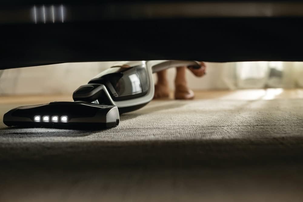 Electrolux Ergorapido Stick Cleaner Lightweight Cordless Vacuum with LED Nozzle Lights and Turbo Battery Power, for Carpets and Hard Floors, in, Satin White3