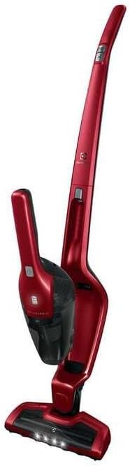 Electrolux Ergorapido Stick, Lightweight Cordless Vacuum with LED Nozzle Lights and Turbo Power Battery, for Removing Pet Hair from Carpets and Hard Floors, in, Chili Red Electrolux Ergorapido Stick, Lightweight Cordless Vacuum with LED Nozzle Lights and Turbo Power Battery, for Removing Pet Hair from Carpets and Hard Floors, in, Chili Red
