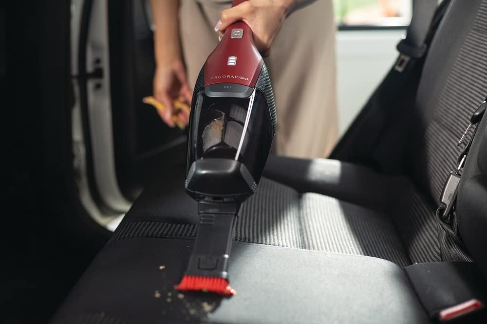 Electrolux Ergorapido Stick, Lightweight Cordless Vacuum with LED Nozzle Lights and Turbo Power Battery, for Removing Pet Hair from Carpets and Hard Floors, in, Chili Red4