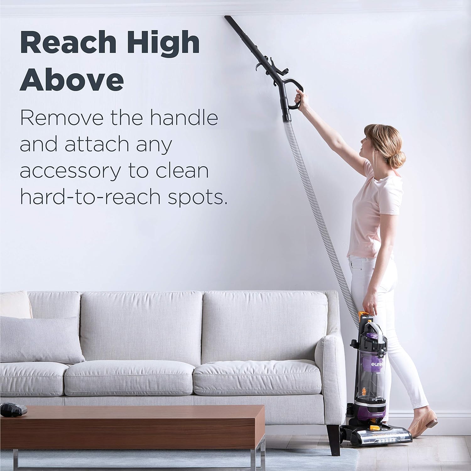 Eureka Pet Home, Bagless Cleaner Swivel Steering Powerful Lightweight Upright Vacuum Carpet and Floor, PowerSpeed NEU202 with Automatic Cord Rewind, Purple7