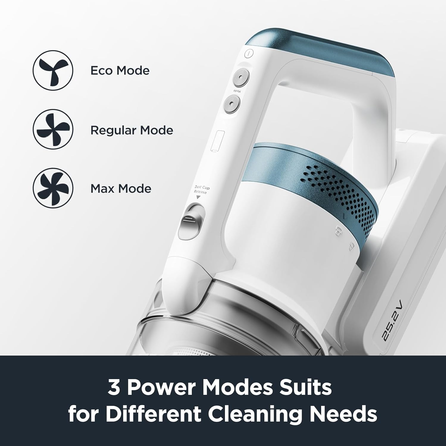 Eureka RapidClean Pro Cordless Cleaner for Hard Floors Lightweight Vacuum LED Headlights, Convenient Stick and Handheld Vac, Blue, NEC280TL7