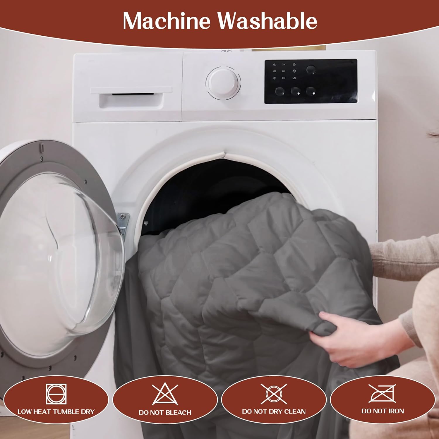 Full Size Mattress Protector, Cooling Waterproof Full Size Mattress Pad Cover, 3D Air Soft Full Size Mattress Cover for 6-16 Inches Mattress, Grey7