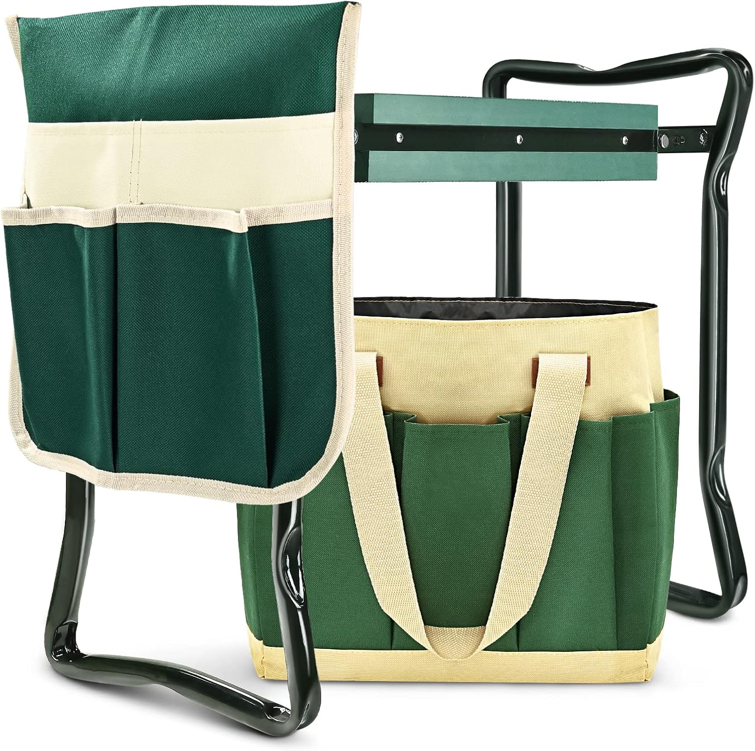 Garden Kneeler and Seat Heavy Duty, Upgraded Widened and Thickened Gardening Stools for Seniors, Foldable Gardening Bench Ergonomic Design, Effective Relief of Knee and Back Pain, Gift for Gardeners Garden Kneeler and Seat Heavy Duty, Upgraded Widened and Thickened Gardening Stools for Seniors, Foldable Gardening Bench Ergonomic Design, Effective Relief of Knee and Back Pain, Gift for Gardeners