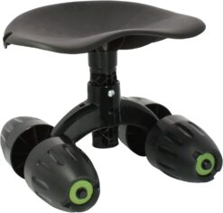 Garden Rocker Rolling Seat with Height Adjustable Work Seat Stool and Patented Rocking Wheels | Made in USA | Model GB1300