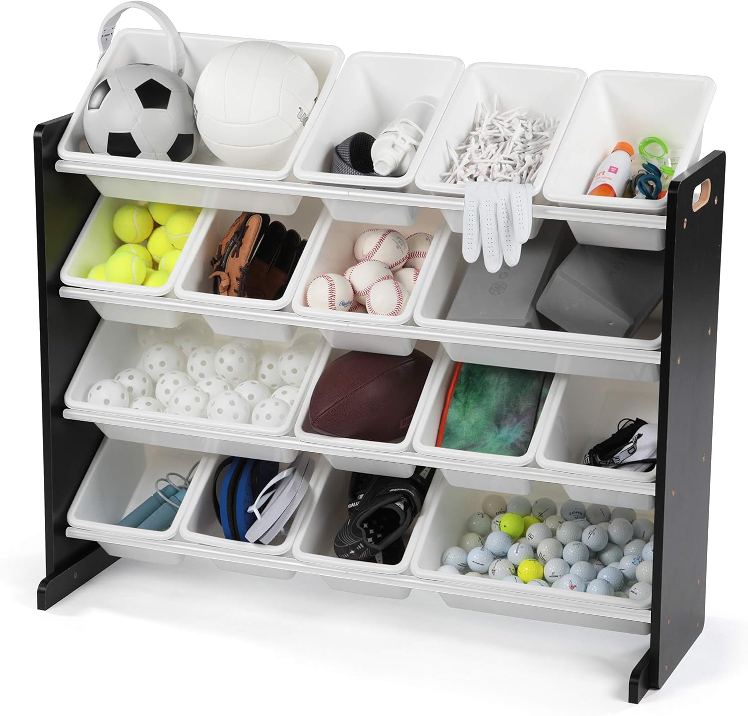 Humble Crew, Black with White Extra-Large Supersized Storage Organizer, Plastic Bins8