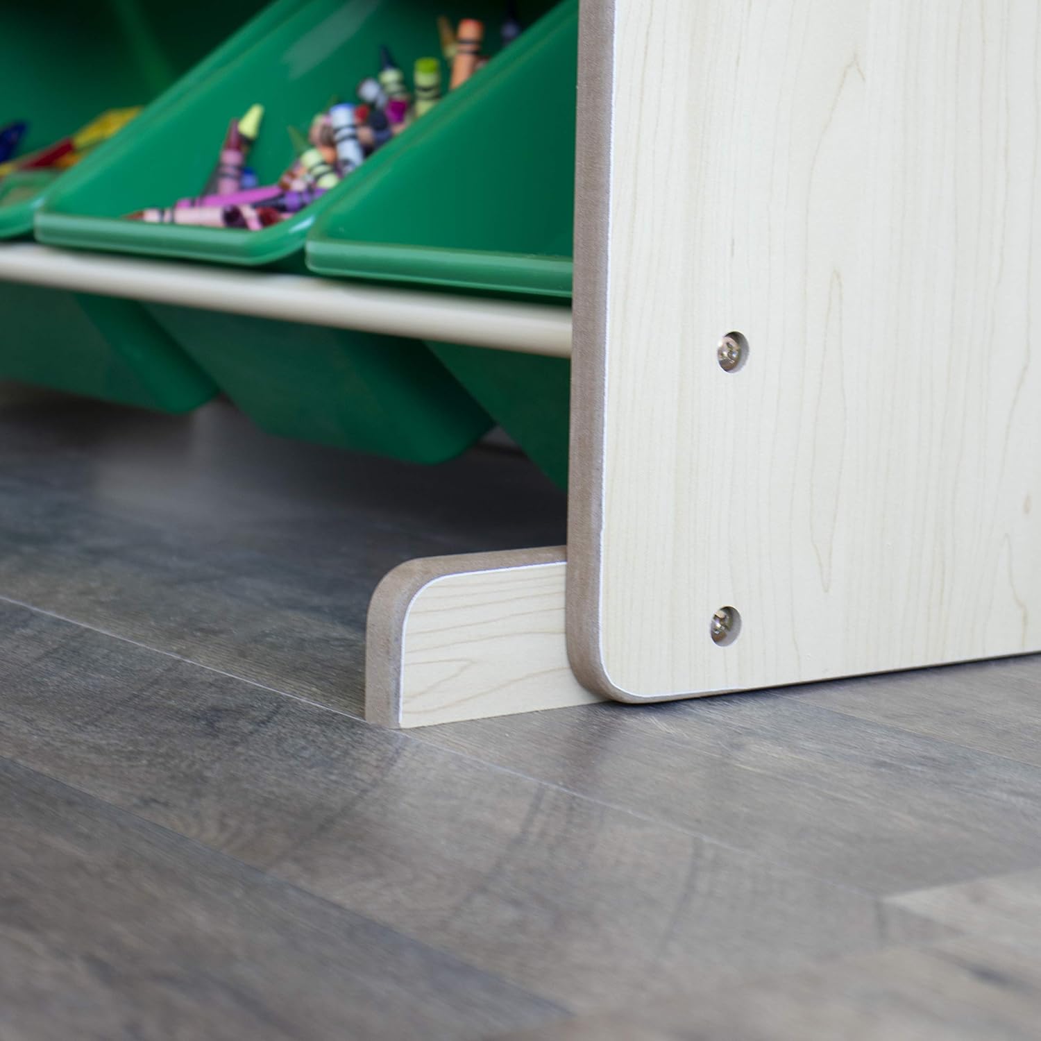 Humble Crew, Natural Primary Kids' Toy Storage Organizer with 12 Plastic Bins, 34 35 15.5inch87