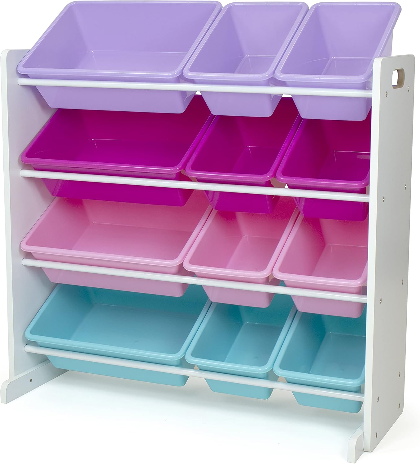 Humble Crew Toy Storage Organizer, White Pink Purple Turquoise 34x11x31 inches,12x9x6 inches,16x12x6 inches Humble Crew Toy Storage Organizer, White/Pink/Purple/Turquoise 34x11x31 inches, 12x9x6 inches, 16x12x6 inches