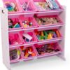Humble Crew, White/Pink 12 Bin Toy Storage Organizer