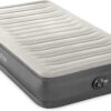 Intex 64021E TruAire Luxury Air Mattress: Fiber-Tech – Built-in Electric Pump – Multizone Support System
