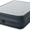 Intex 64417E Comfort Plush Elevated Dura-Beam Airbed with Built-in Electric Pump, Bed Height 22", Queen