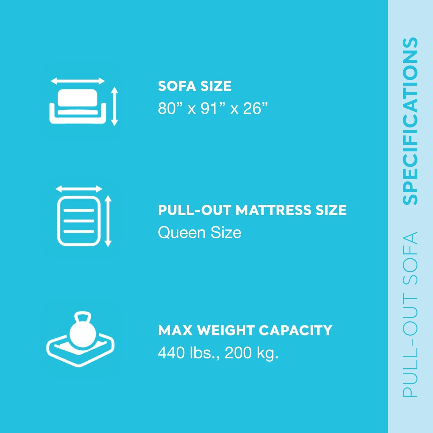 Intex 66552EP Inflatable Pull-Out Sofa Built-in Cupholder – Velvety Surface – 2-in-1 Valve – Folds Compactly – 46 x 88 x 263