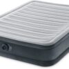 Intex 67767ED Dura-Beam Deluxe Comfort-Plush Mid-Rise Air Mattress: Fiber-Tech – Full Size – Built-in Electric Pump – 13in Bed Height – 600lb Weight Capacity