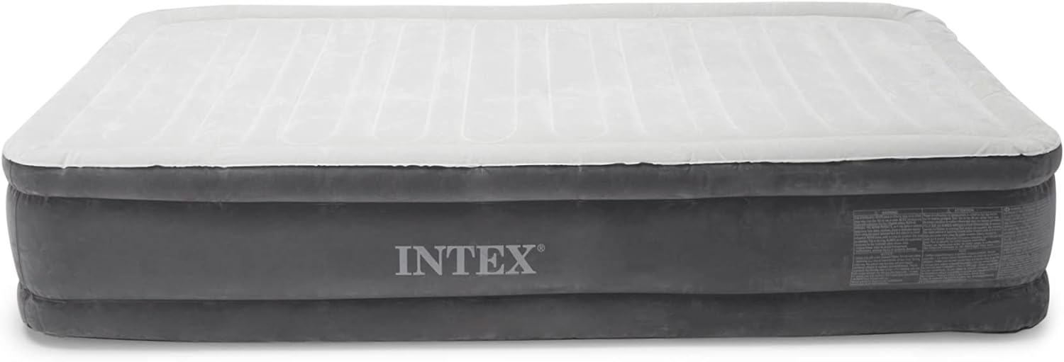 Intex Comfort Dura-Beam Airbed Internal Electric Pump Bed Height Elevated (2020 Model)1