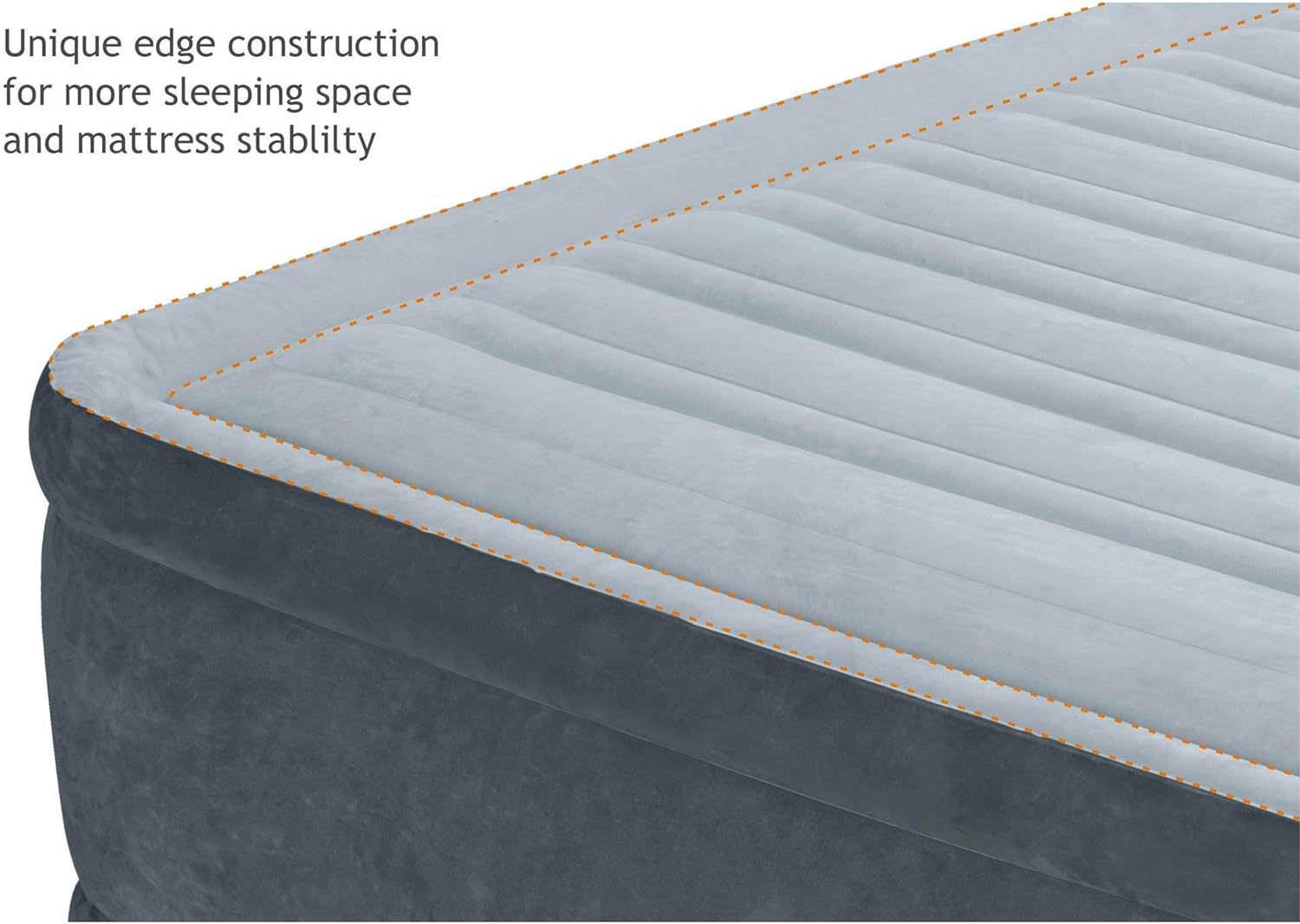 Intex Comfort Dura-Beam Airbed Internal Electric Pump Bed Height Elevated (2020 Model)5