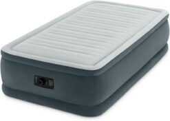Intex Comfort Plush Elevated Dura-Beam Airbed with Built-in Electric Pump, Twin