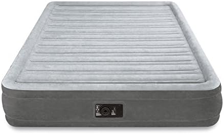 Intex Comfort Plush Mid Rise Dura-Beam Airbed with Built-in Electric Pump, Bed Height 13, Queen1