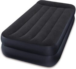 Intex Pillow Dura-Beam Series Rest Raised Airbed with Internal Pump, Twin, Standard (2020 Model)