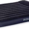 Intex Pillow Rest Classic Airbed with Built-in Pillow and Electric Pump, Queen