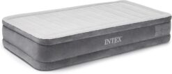 Intex Recreation 67765E Comfort Plush Mid Rise Dura-Beam Airbed with Built-in Electric Pump, Bed Height 13