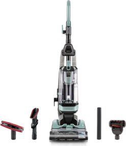 Kenmore DU1275 Bagless Upright Vacuum Lightweight Carpet Cleaner with 4 Height Adjustment, Hair Eliminator brushroll, Pet HandiMate & 2 Cleaning Tools, Light Green