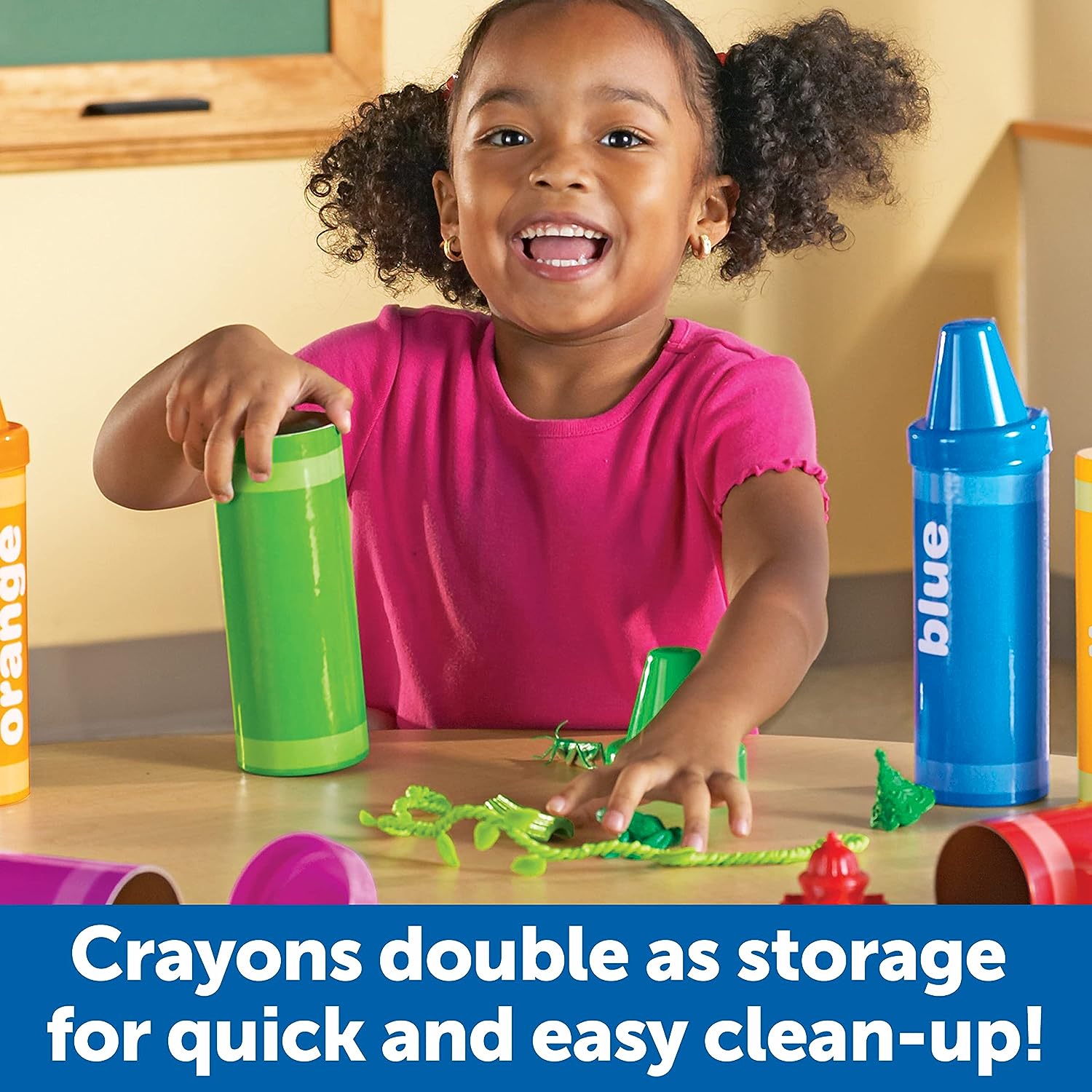 Learning Resources Rainbow Sorting Crayons - 56 Pieces, Ages 3+ Kids Crayons, Early Color Recognition & Sorting, Toddler Sort and Stacking Toys6