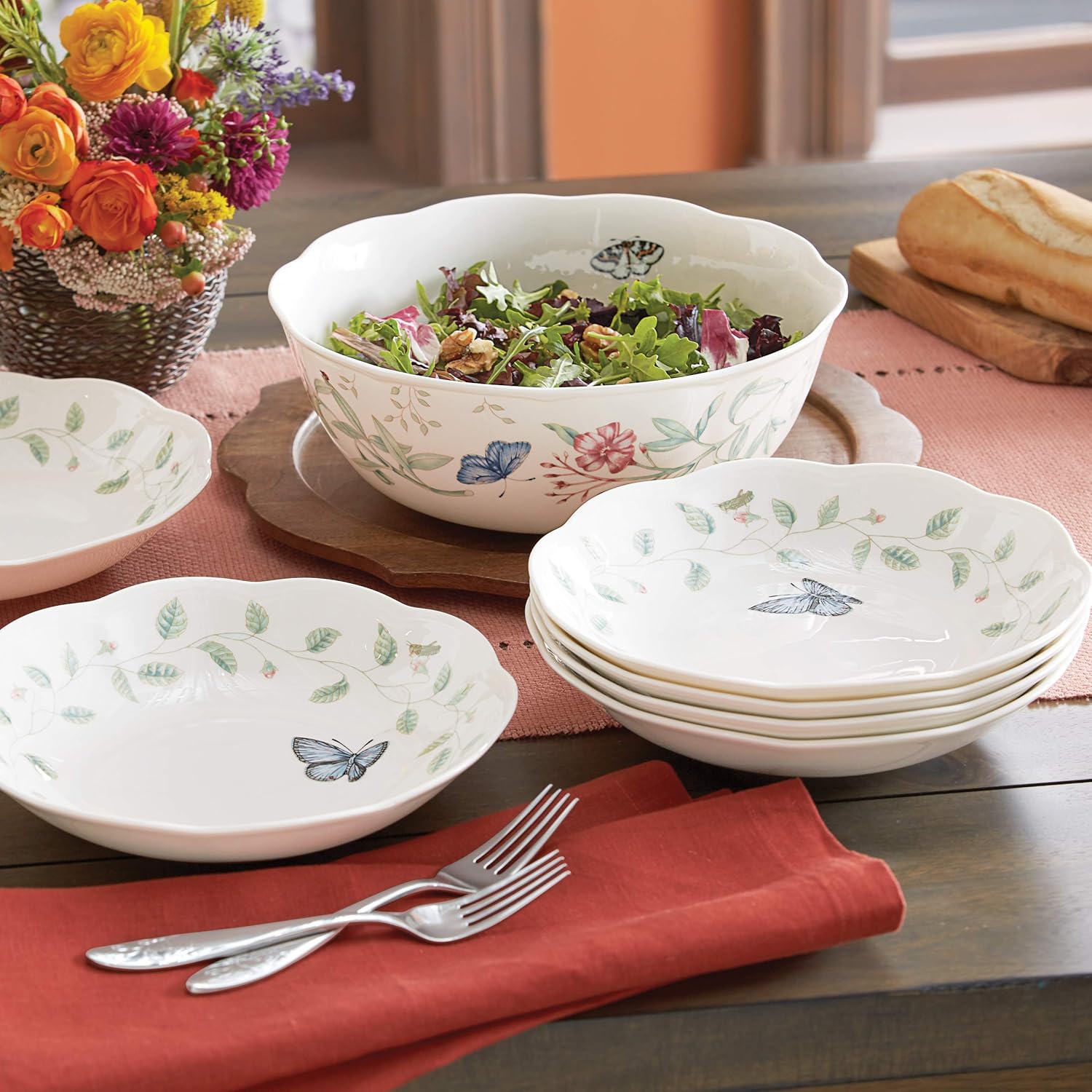 Lenox 6437719 Butterfly Meadow 7-Piece Bowl Set00